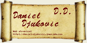 Daniel Đuković vizit kartica